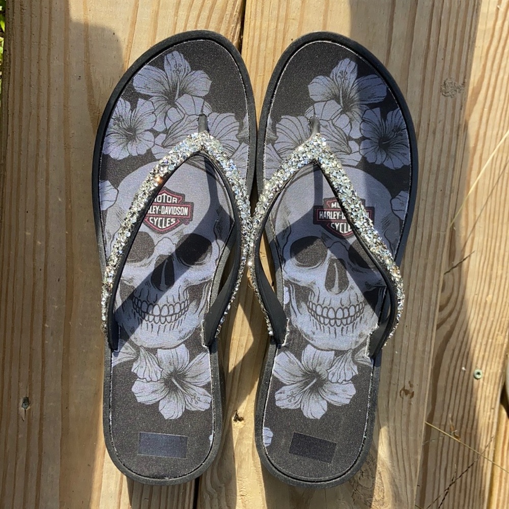Harley-Davidson Anders Women’s Black Sandals size 8
